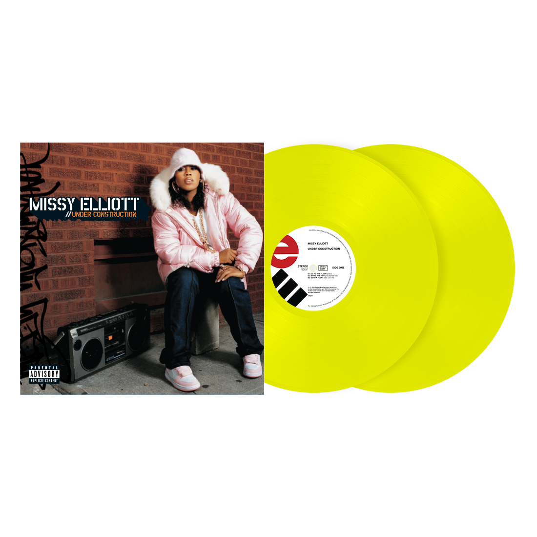 Under Construction Neon Yellow 2LP Vinyl | Warner Music Official Store